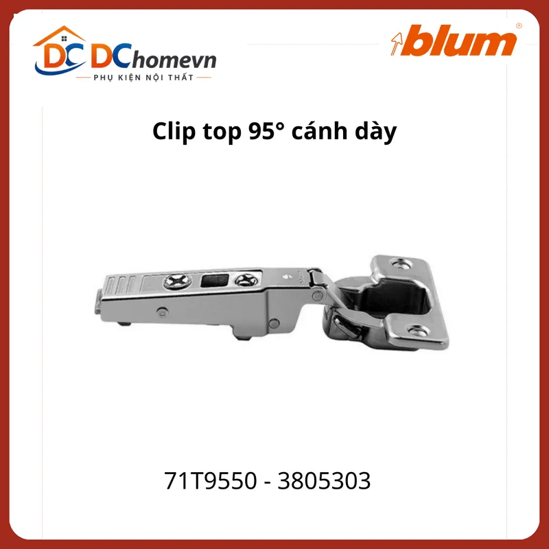 Bản Lề Clip Top Góc Mở 95° 71t9550 3805303 Blum