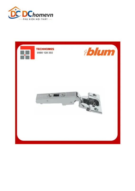 Bản Lề Giảm Chấn Blum 107°, Trùm Ngoài, Dùng Cho Cánh Dày 15-24mm, Phủ Lớp Mạ Bcor - 5891095
