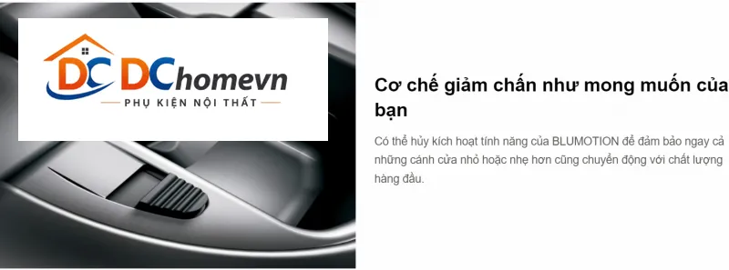 Bản lề tích hợp giảm chấn góc mở 107° 75B1650 3005399