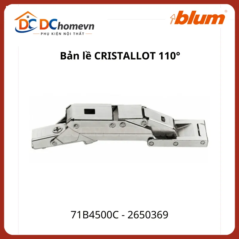 Bản Lề Tích Hợp Giảm Chấn Góc Mở 110° 71b4500c 2650369 Blum