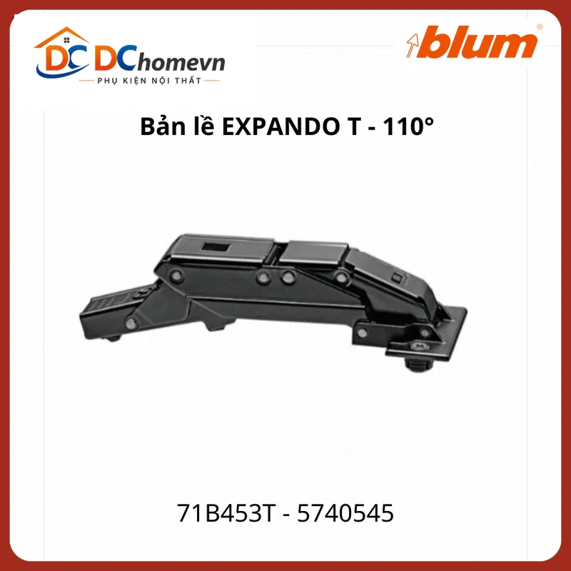Bản Lề Tích Hợp Giảm Chấn Góc Mở 110° 71b453t 5740545 Blum