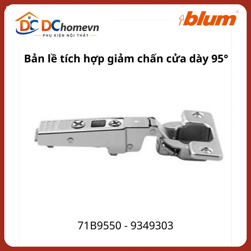 Bản Lề Tích Hợp Giảm Chấn Góc Mở 95° 71b9550 9349303 Blum