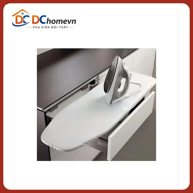 Bàn ủi đồ gắn tủ màu trắng Hafele 568.60.760