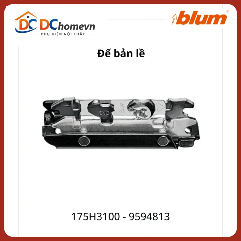 Đế Bản Lề Blum 175h3100 9594813 Màu Đen