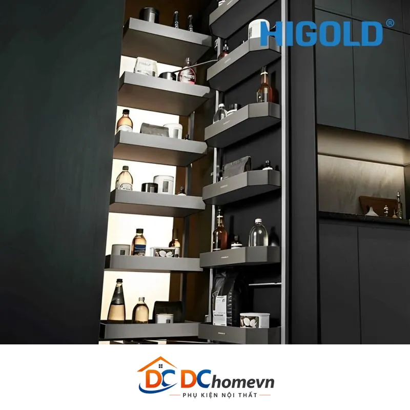 Kệ 10 Rổ Nhôm Xingfa (202252 – 500mm) – Higold