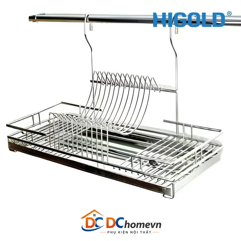 Kệ Chén 1 Tầng + Khay (MD1358-K – 650mm) – Higold