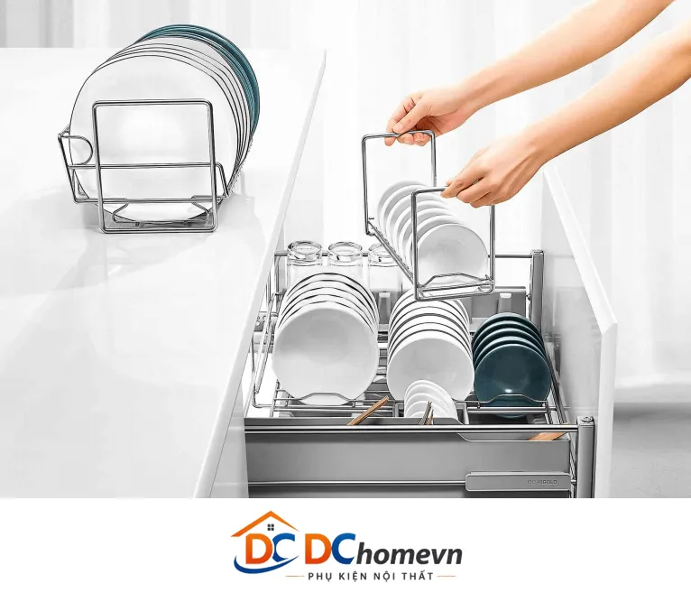 Kệ Chén, Dĩa Bắt Mặt Hộc Martin 2.0 Inox 304 (301722-700mm) – Higold