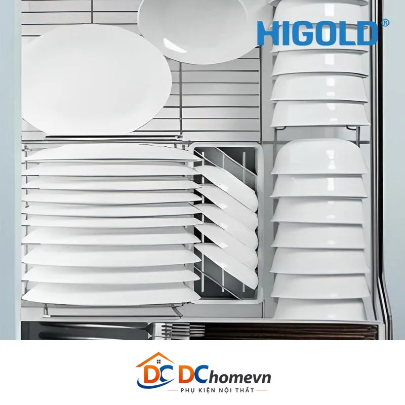 Kệ Chén, Dĩa, Ly Martin Ray Giảm Chấn Inox 304 (301402 – 700mm) – Higold