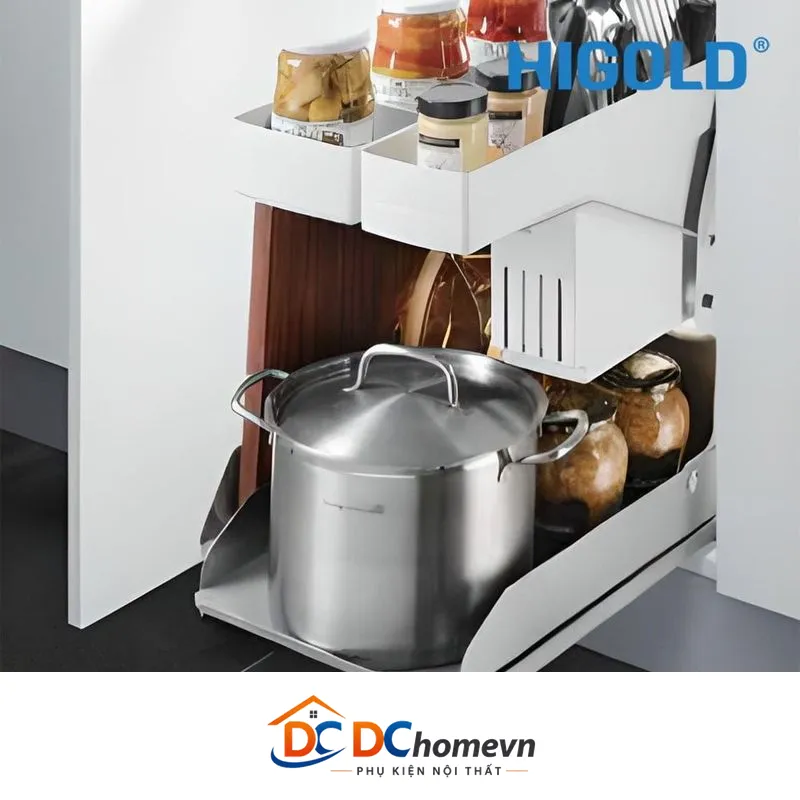 Kệ Gia Vị Dụng Cụ Noah Giảm Chấn Inox 201 (306072 – 450mm) – Higold