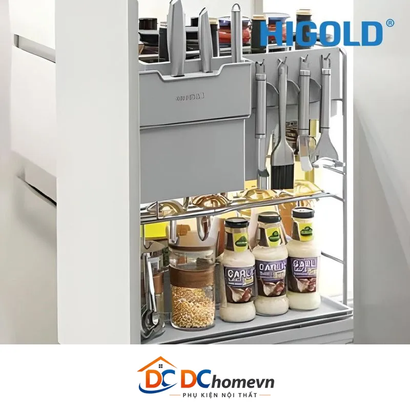 Kệ Gia Vị Dụng Cụ Phủ Nano Xám (306093s – 400mm) – Higold