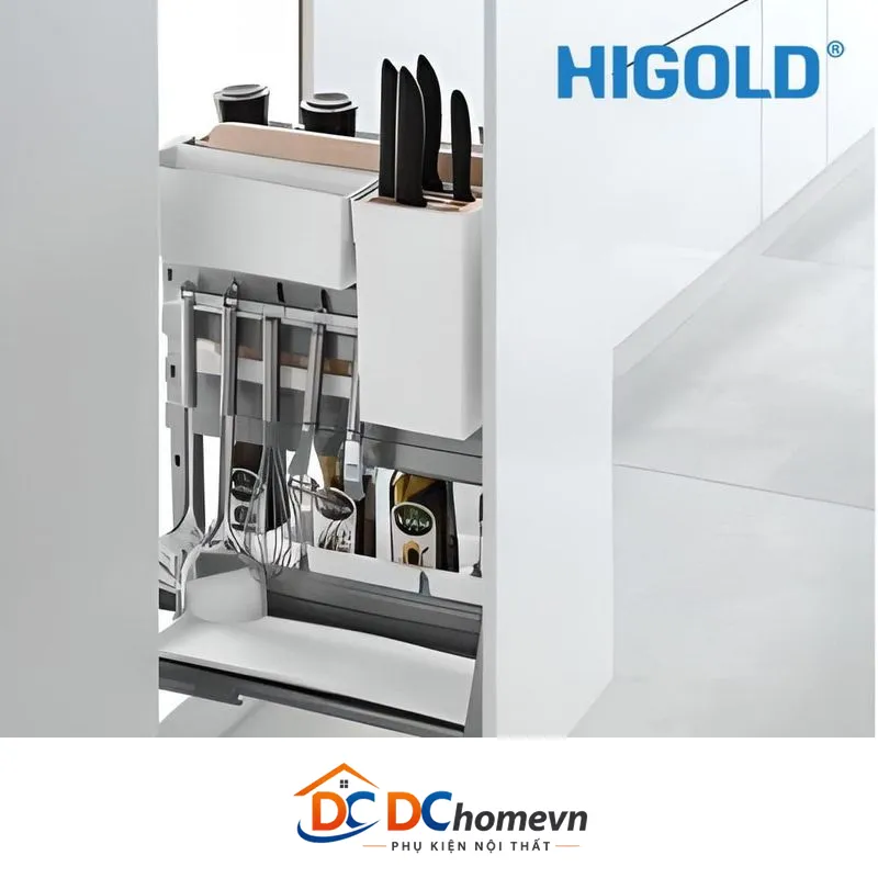 Kệ Gia Vị Van God Ray Giảm Chấn Inox 304 (306066 – 400mm) – Higold