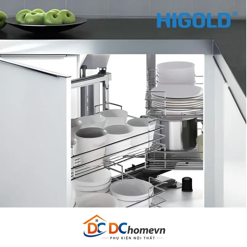 Kệ Góc Phải Tủ Inox 304 (101006 – 450mm) – Higold