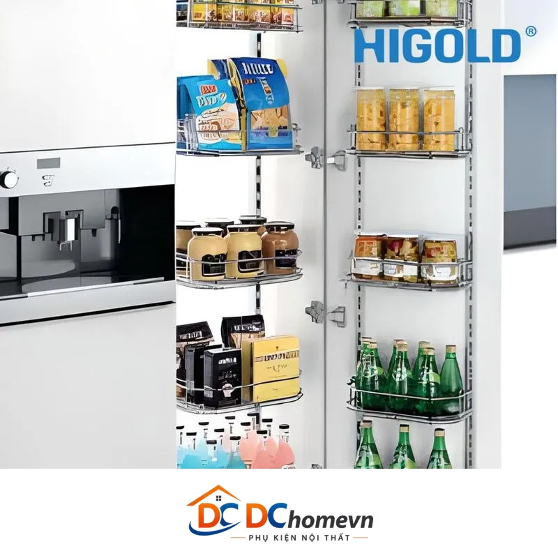 Kệ Kéo 12 Rổ Tủ Inox 304 (202006 – 600mm) – Higold