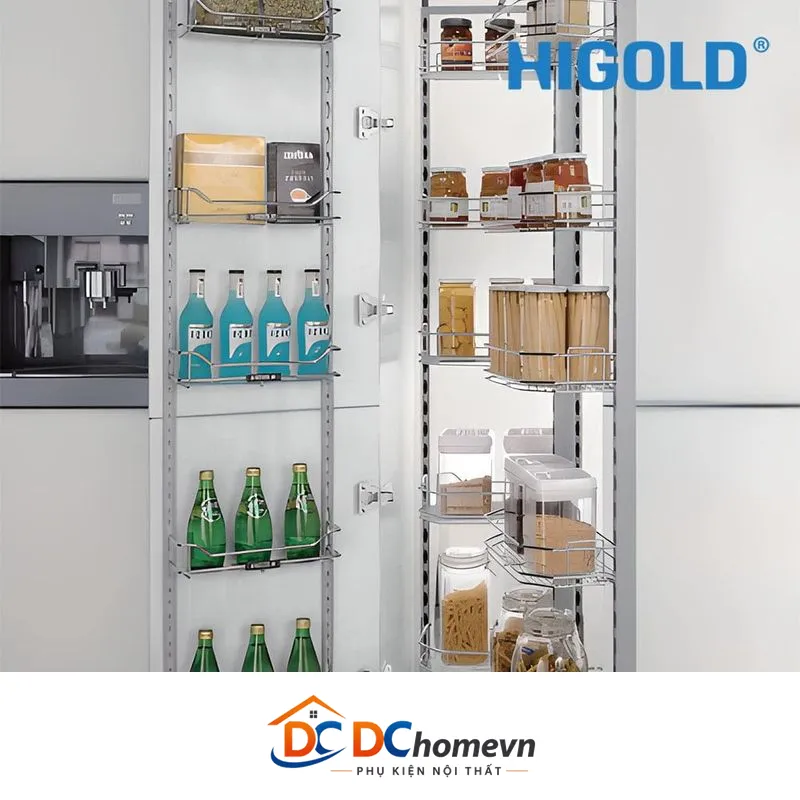 Kệ Kéo 18 Rổ Tủ Inox 304 (203003 – 450mm) – Higold