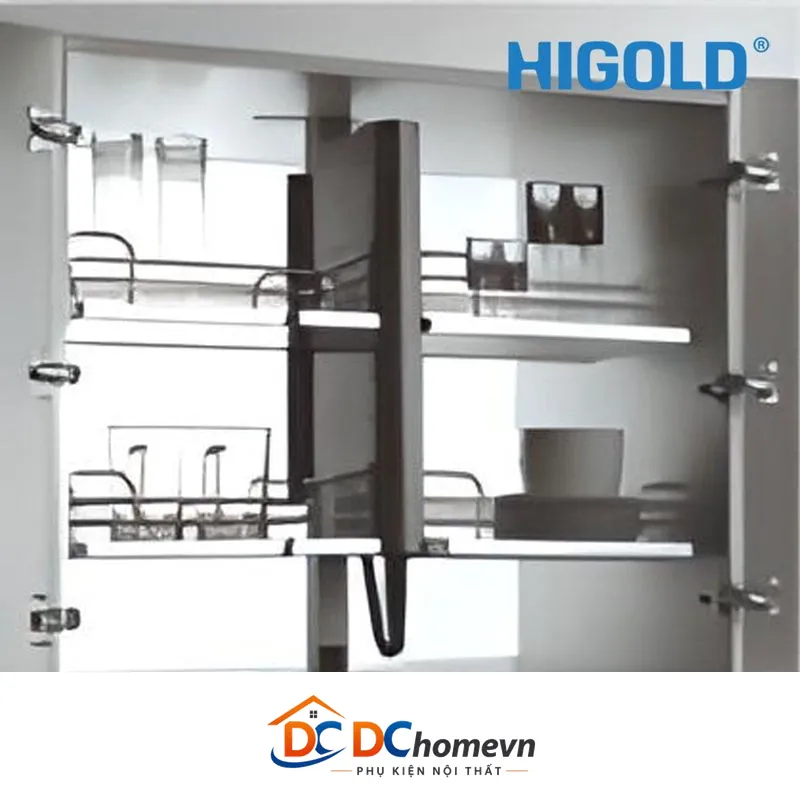 Kệ Kéo 2 Tầng Inox 304 (401006 – 900mm) – Higold