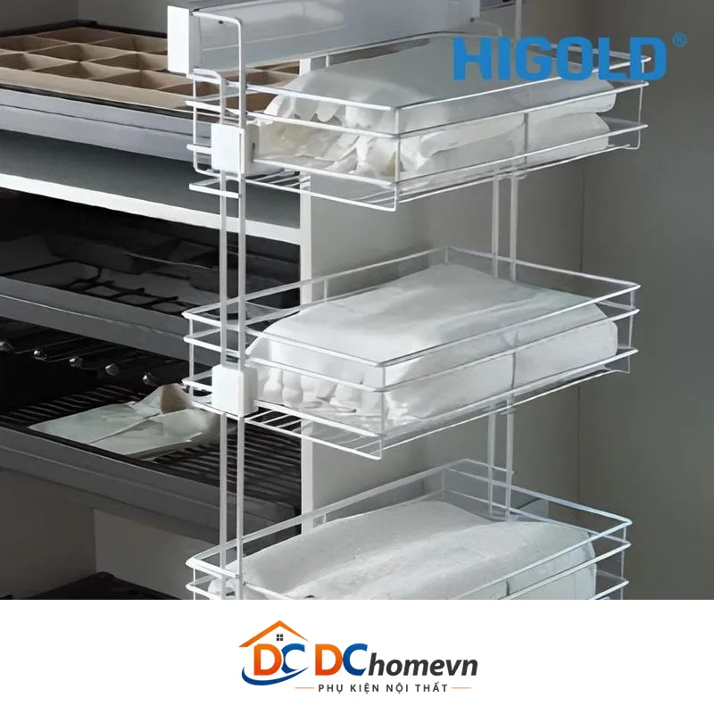 Kệ Khăn 4 Tầng Giảm Chấn (4515l – 400mm) – Higold