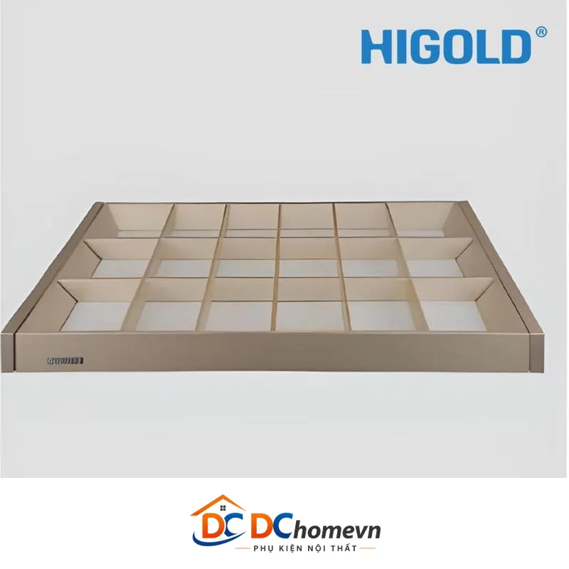 Kệ Trang Sức Ray Giảm Chấn Màu Champagne (703322g – 800mm) – Higold