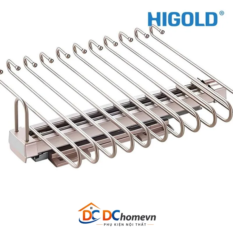 Kệ Treo Quần Màu Champagne (6051200 – 400mm) – Higold