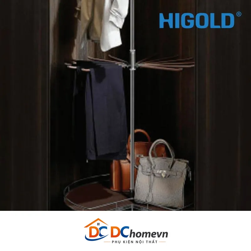 Kệ Treo Túi Xách Góc Màu Nâu (703552-s – 900mm) – Higold