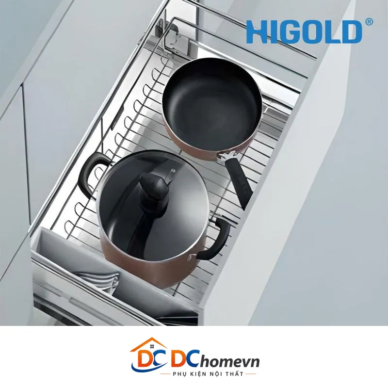 Kệ Xooang Nồi Martin Bắt Mặt Hộc Inox 304 (303414 – 800mm) – Higold
