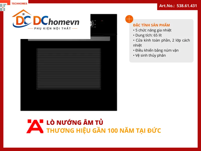 LÒ NƯỚNG HAFELE HO-2K65A 538.61.431
