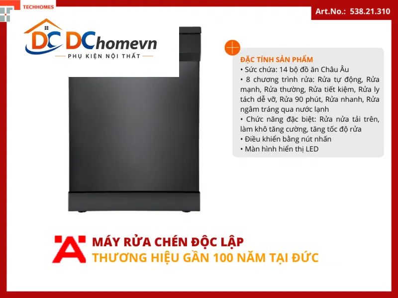 Máy rửa chén độc lập HDW-F60EB, Series 600 ma 538.21.310
