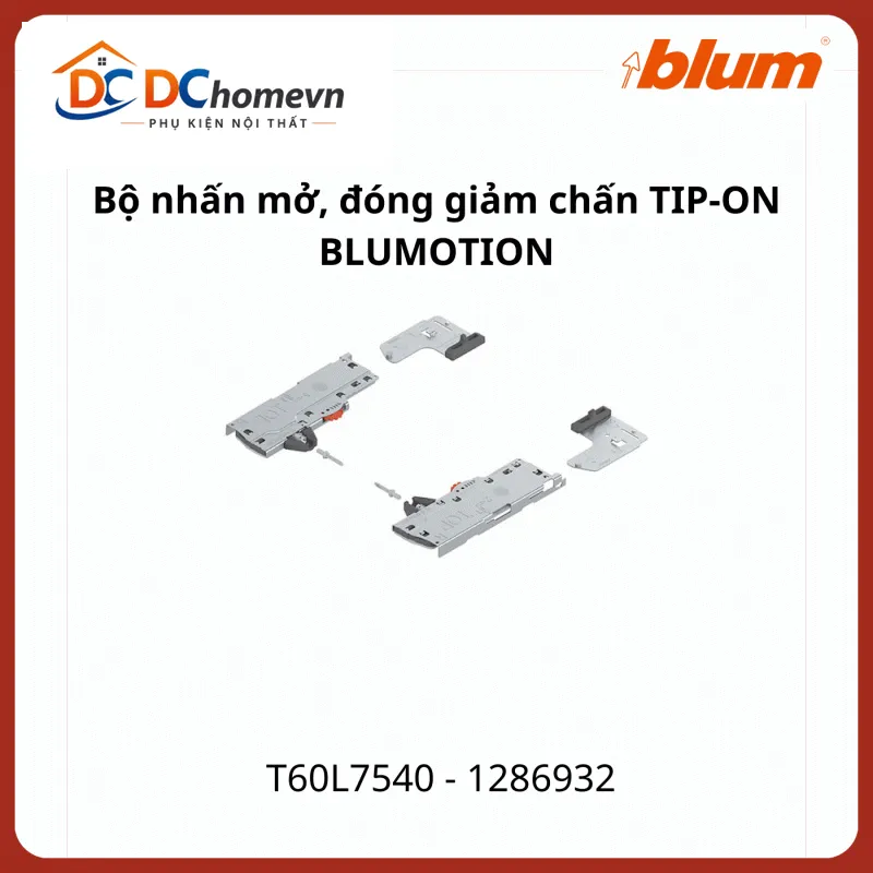 Nêm nhấn Blum cho ray trượt MOVENTO T60L7540 1286932, L3