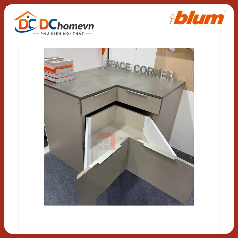 Ngăn kéo góc Blum SPACE CORNER X6 8557208