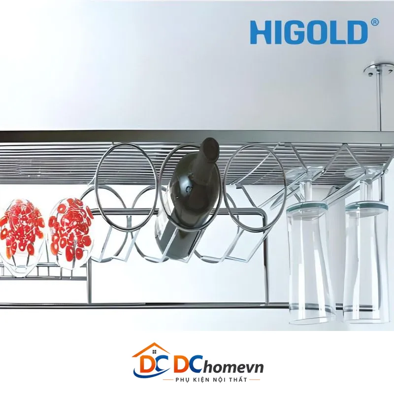 Quầy Bar Treo Ly Rượu Inox 304 (412011) – Higold