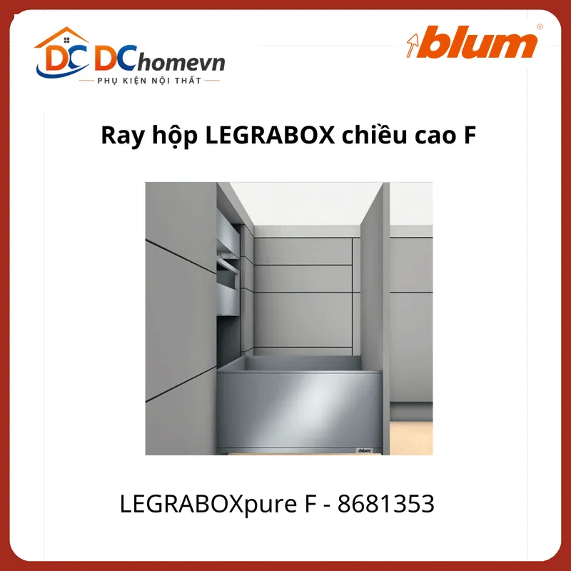 Ray Hộp Legrabox F 8681353 Xám Hafele