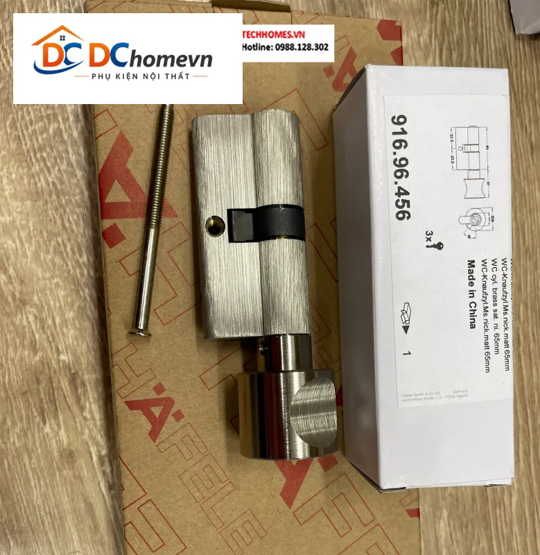 RUỘT KHÓA VỆ SINH HAFELE 916.96.456&nbsp;DÀI 65MM