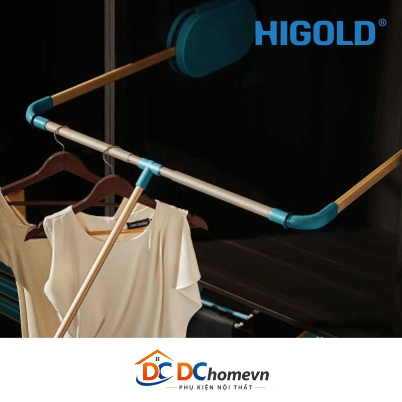 Tay Kéo Trợ Lực Treo Áo Giảm Sốc Xanh (703156-m – 900-1100mm) – Higold