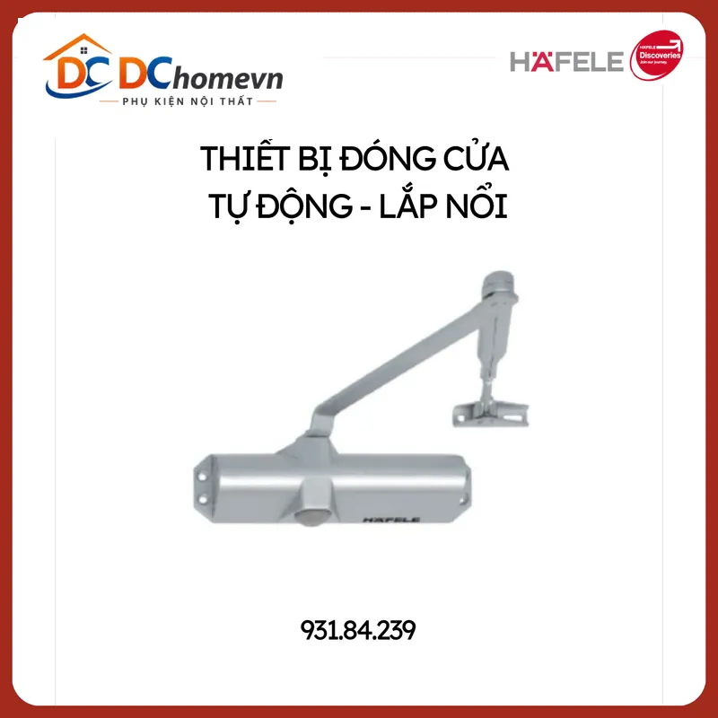 THIẾT BỊ ĐÓNG CỬA TỰ ĐỘNG ,TAY CO THỦY LỨC HAFELE 931.84.239
