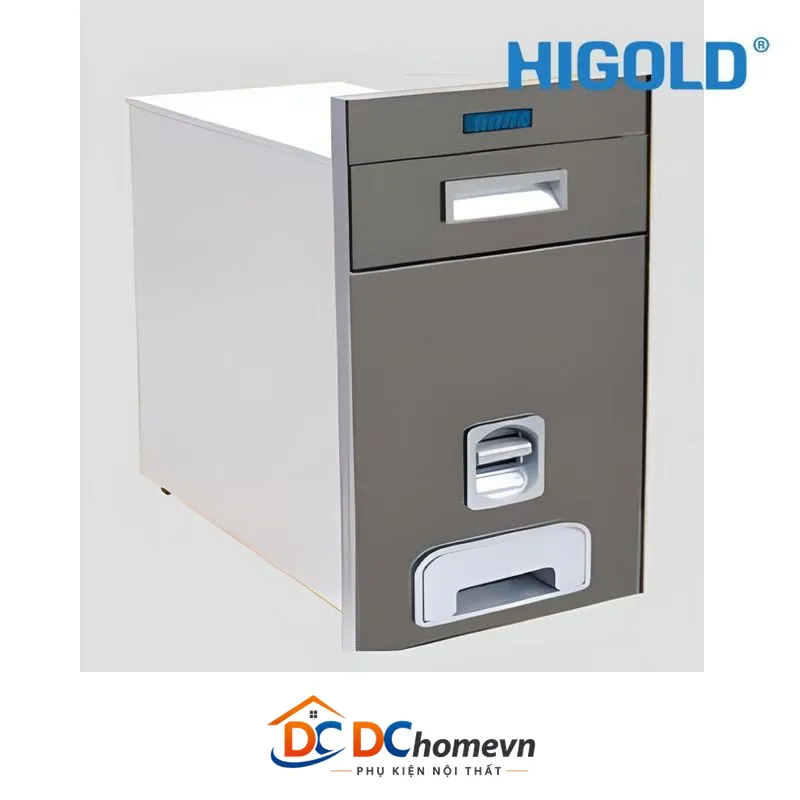 Thùng Gạo Kiếng Điện Tử Trắng Đen (307039 – 250mm) – Higold