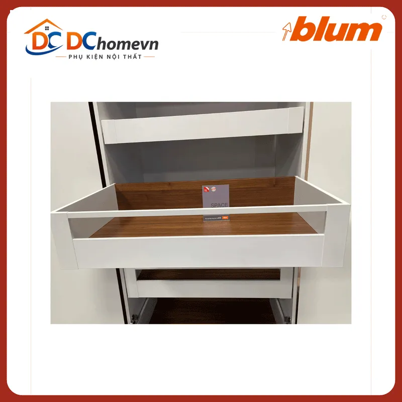 Tủ thực phẩm SPACE TOWER LEGRABOX Blum 5504313 Trắng