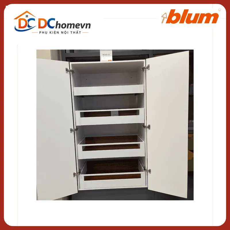 Tủ thực phẩm SPACE TOWER LEGRABOX Blum 5504313 Trắng