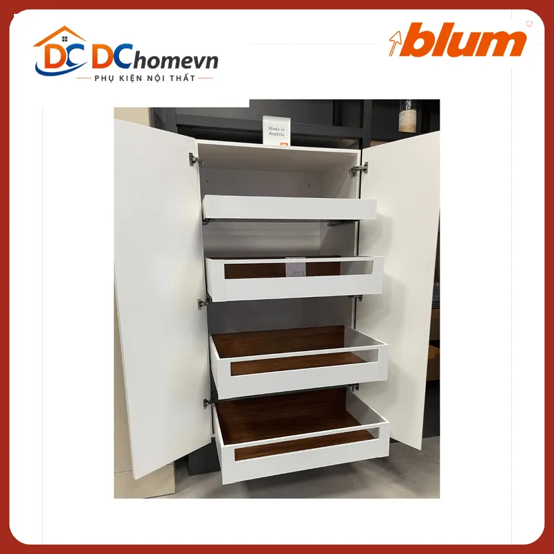 Tủ thực phẩm SPACE TOWER LEGRABOX Blum 5504313 Trắng