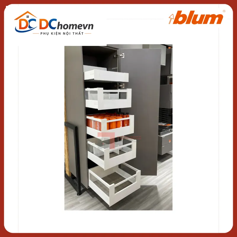 Tủ thực phẩm SPACE TOWER TANDEMBOX Y3 Blum 6600253 trắng