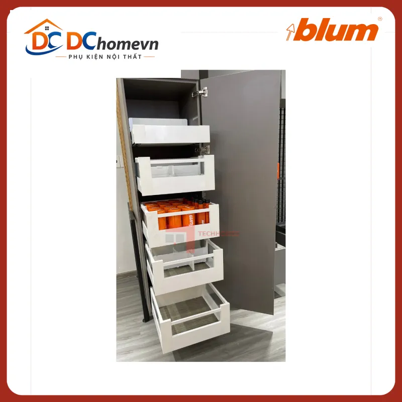 Tủ thực phẩm SPACE TOWER TANDEMBOX Y3 Blum 6600253 trắng