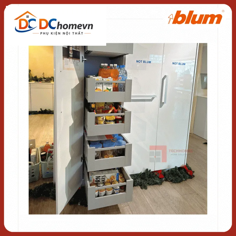 Tủ thực phẩm SPACE TOWER TANDEMBOX Y6 Blum 5194287 xám