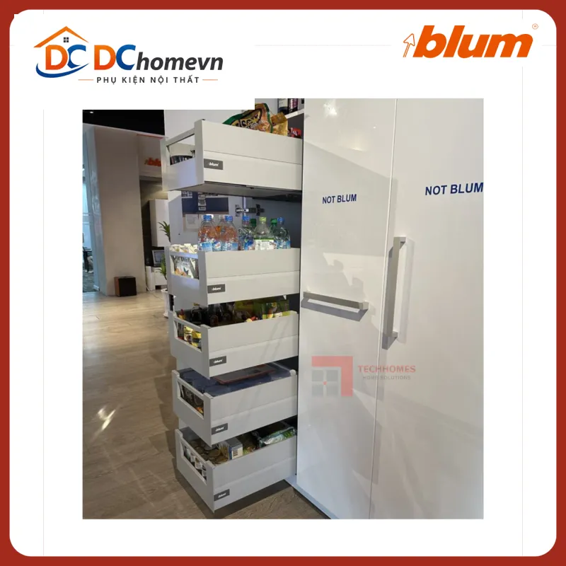Tủ thực phẩm SPACE TOWER TANDEMBOX Y6 Blum 5194287 xám