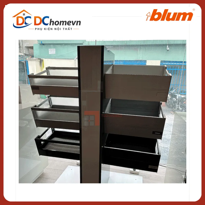 Tủ thực phẩm SPACE TOWER TANDEMBOX Y6 Blum 5194287 xám