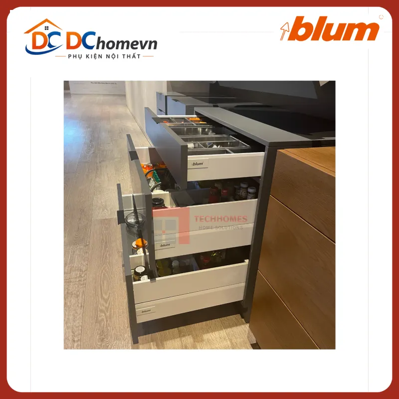 Tủ thực phẩm SPACE TOWER TANDEMBOX Y6 Blum 5194287 xám