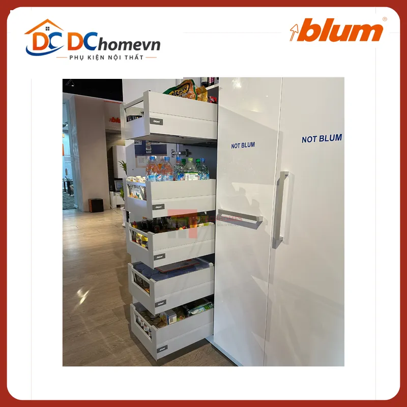 Tủ thực phẩm SPACE TOWER TANDEMBOX Y6 Blum 5194287 xám